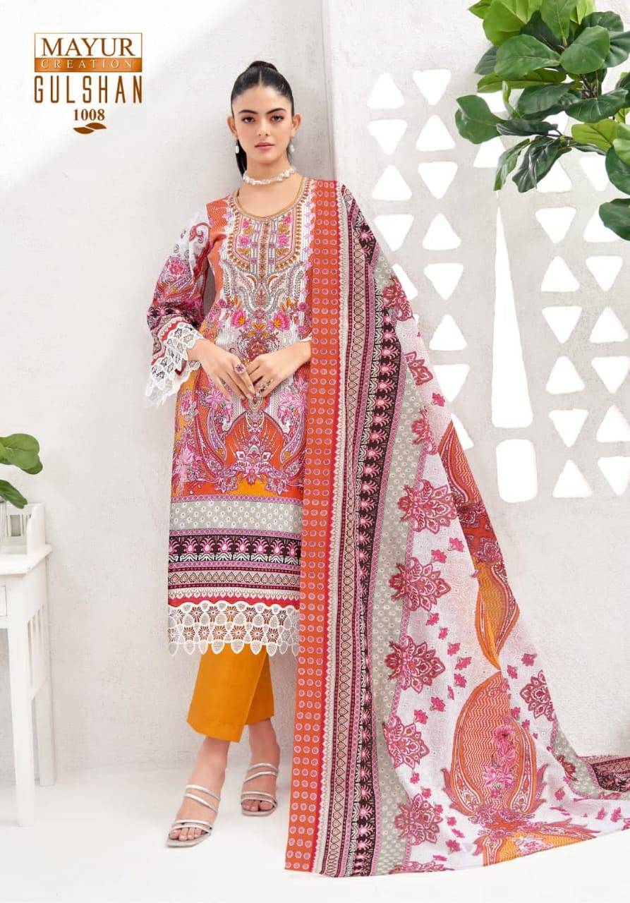Mayur gulshan vol-01 karachi cotton wholesale dress material